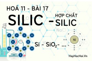 Tính chất hoá học của Silic dioxit, axit Silixic, muối Silicat và bài tập về Silic - hoá 11 bài 17
